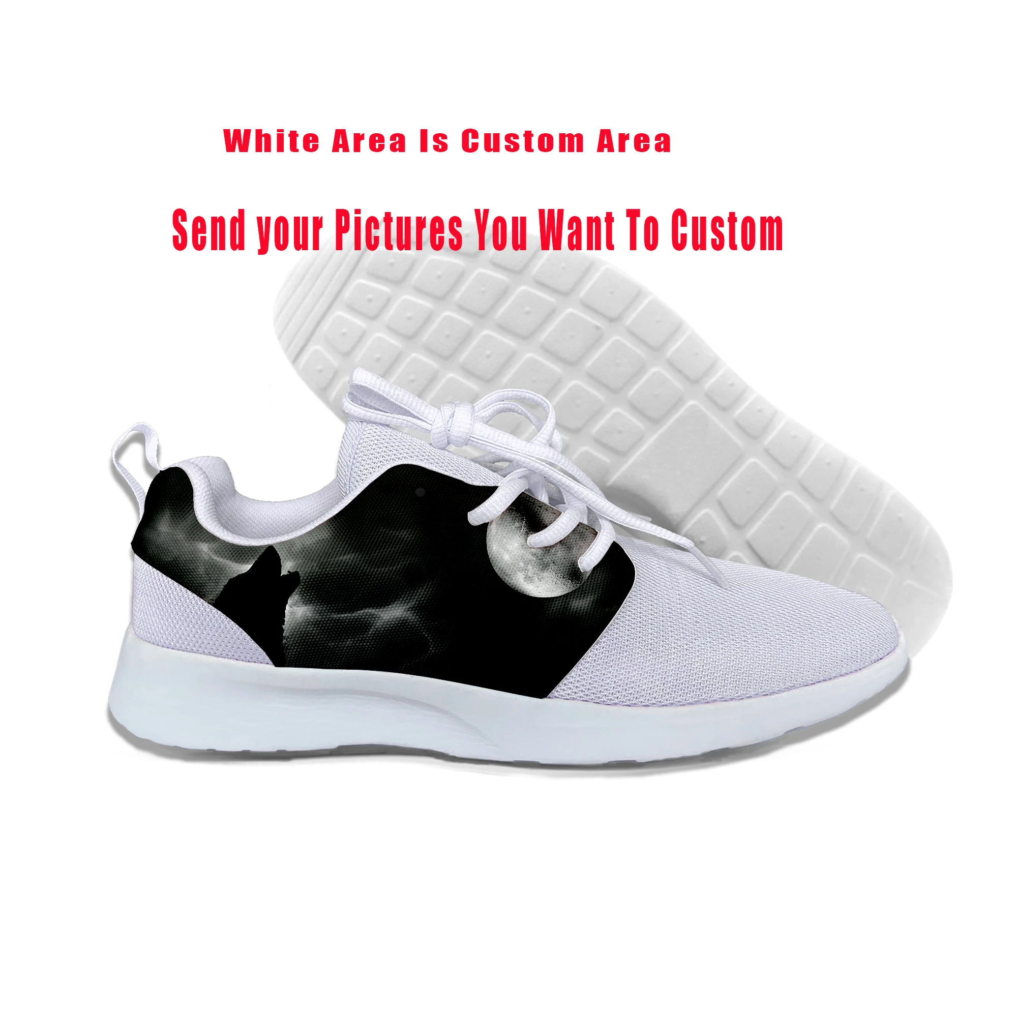 

Hot Summer Starry Wolf Shoes Man Funny Classic Sneakers Wolf Woman Hot Cute 90s Animal Lightweight Shoes Fashion Sports Shoes