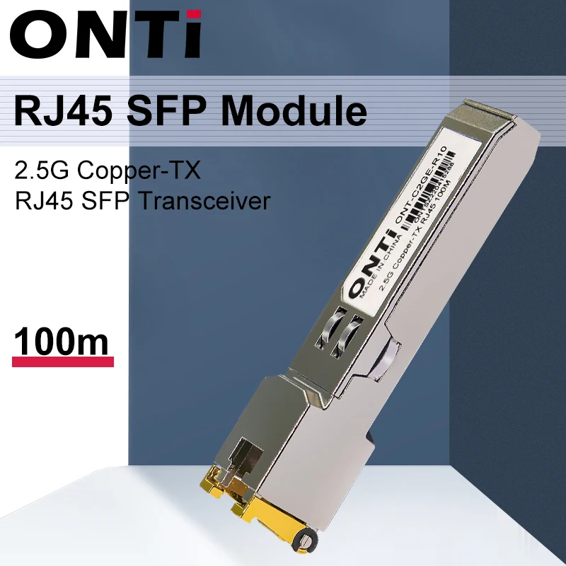 ONTi 2 5G RJ45 SFP модуль 5 Гбит/с медь приемопередатчика совместимый для Cisco/Mikrotik Ethernet