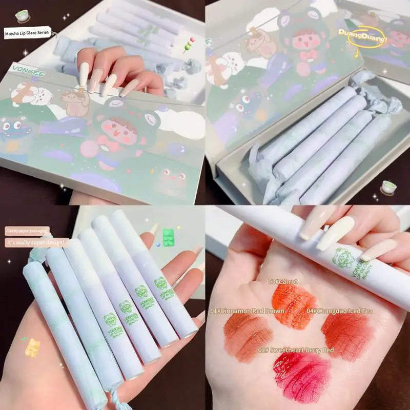 

VONGEE Velvet Matte Lipstick Lip Gloss Liquid Lip Tint Cream Pigment Long Lasting Silky Texture For Lips Women’s Cosmetics