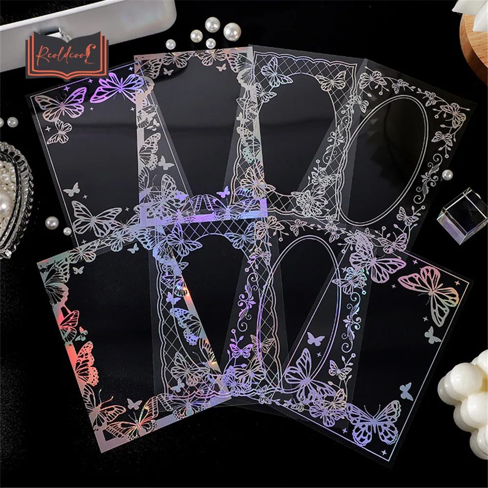 

8 листов, винтажная самоклеящаяся бумага для скрапбукинга, ручной дневник для счетов