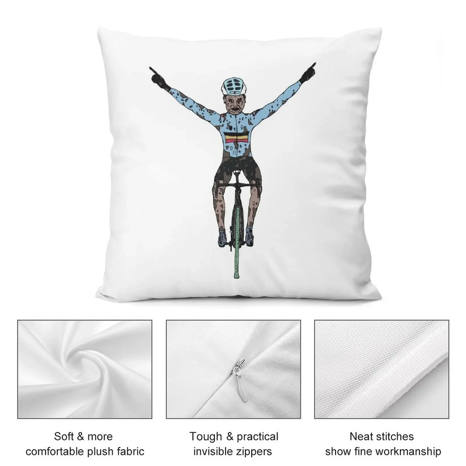 Wout Van Aert: 2017 декоративные подушки эстетические роскошные наволочки