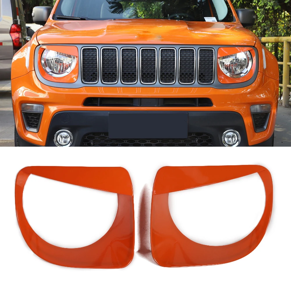 Передсветильник фара налобный фонарь декоративная накладка для Jeep Renegade 2019 2020 2021