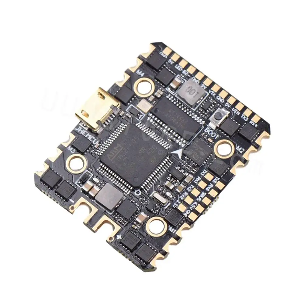 

JHEMCU GHF420AIO 35A F4 OSD Flight Controller Built-in 35A BLHELI_S 2-6S 4in1 ESC for RC FPV Racing Toothpick Cinewhoop Drones