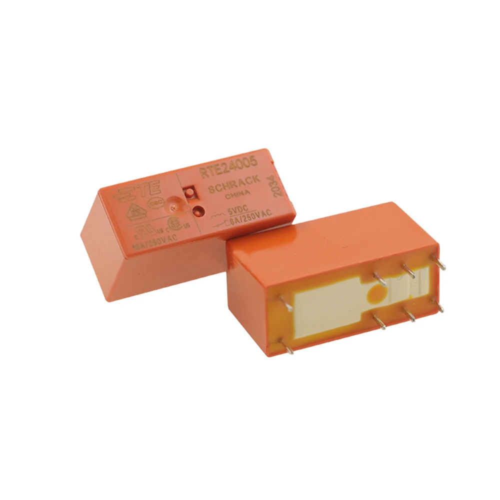 5 шт./лот новое оригинальное TE SCHRACK RTE24012 RTE24024 RT424012 RT424024 RT4242730 RTE24730 8A250VAC DIP8 реле мощности
