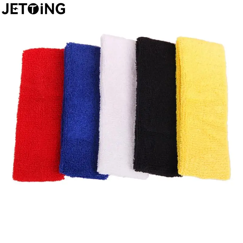 

Outdoor Sports Ball Games Tennis Sweatbands Forehead Head Hair Sweat Band Elastic Terry Cloth Cotton GYM Yoga Fitness HeadBand