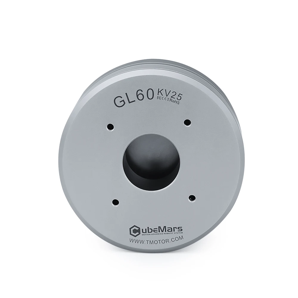 Фото Бесщеточный двигатель CubeMars GL60 Outrunner Gimbal с улучшенным электромагнитным дизайном и повышенным управлением и эффективностью №1