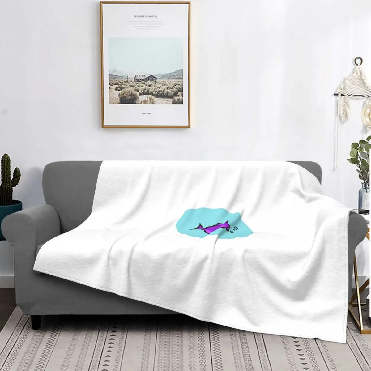 

Manta amigable con los peces, colcha para cama, sofá cama a cuadros, manta con capucha, textil de lujo para el hogar
