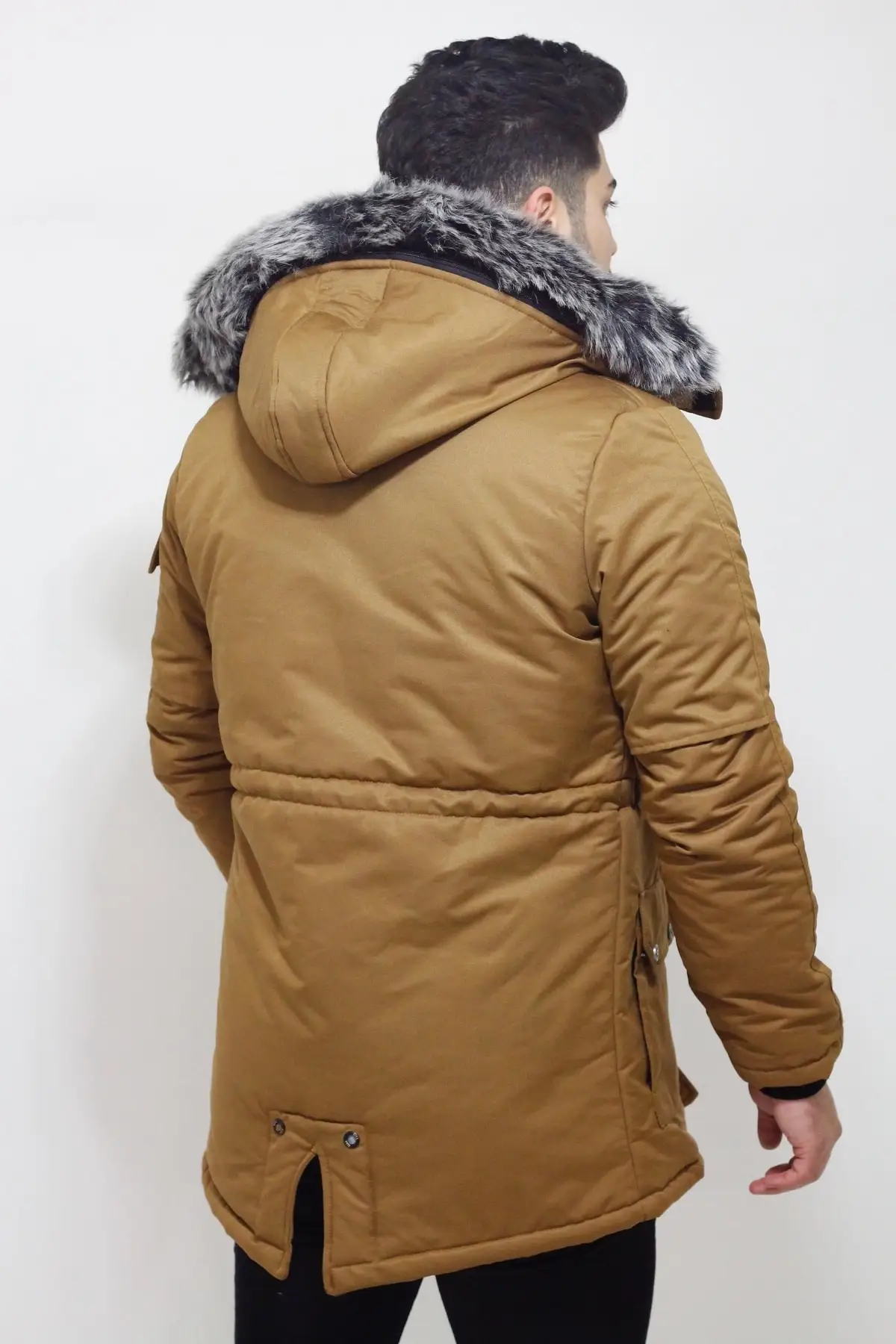 Bill Ici Fur Hooded Coat