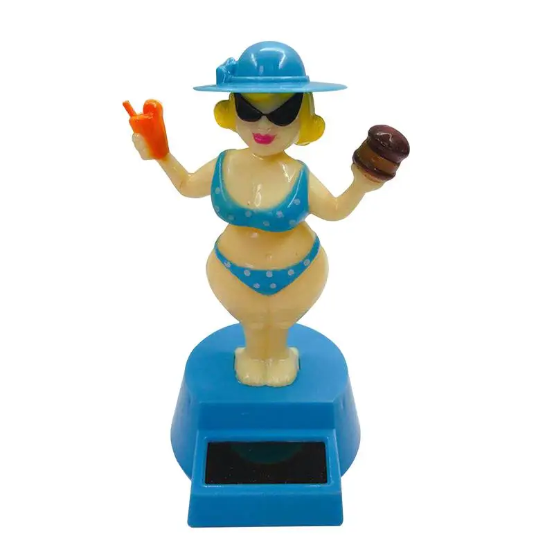 

Танцевальная кукла на солнечной батарее, украшение для автомобиля, танцевальная игрушка с поплавком, игрушка алола, гавайская девочка для украшения приборной панели, украшение салона автомобиля