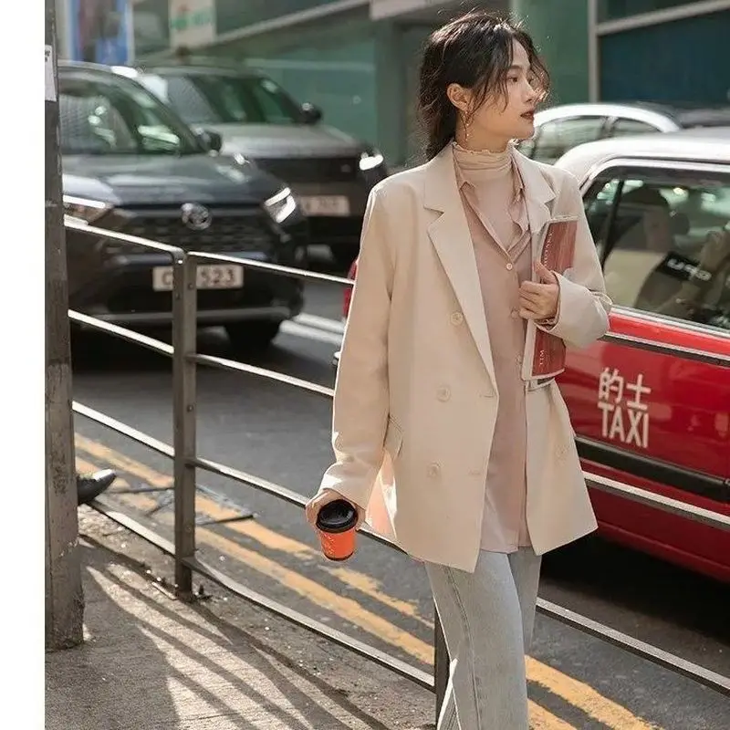 Women Clothes Korean Version Loose Casual Suit Coat 2023 Spring Autumn Commuter Style High Grade Sense Small Minority Thin Top