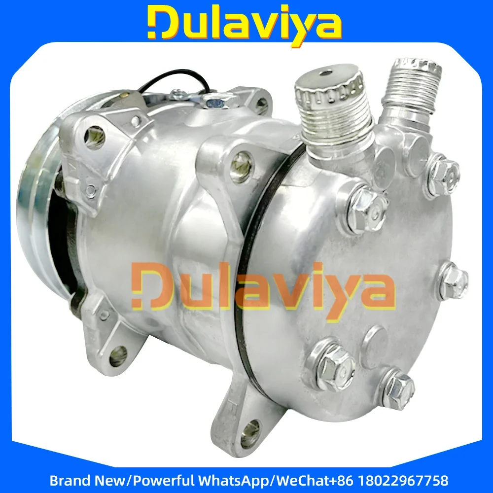 ДЛЯ нового компрессора переменного тока Sanden sd507 5H11 507 Компрессор 12 В 24 2 канавки V