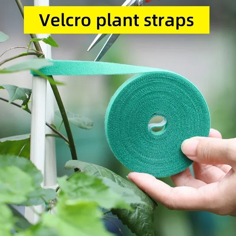 Нейлоновые завязки для растений зеленая повязка крючок петля регулируемая