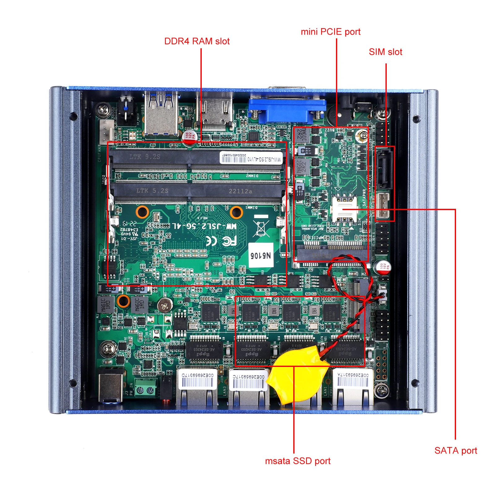 Новинка 2 5G pfSense роутер 11th Pentium N6005 N5105 4 * lntel i225 Nics NVMe DDR4 безвентиляторный мягкий