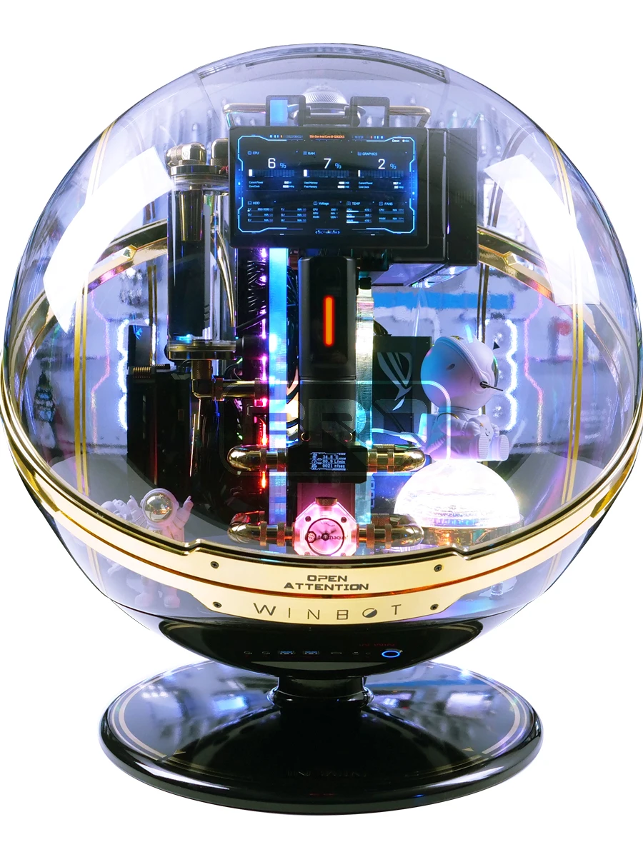 

BRO Private Customized WinBOT Desktop Computer Waterway Board Game Water Cooling Scheme Complete Machine