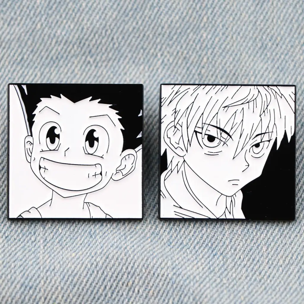 Эмалированная брошь манга заколки на лацкан значки рюкзак аксессуары для