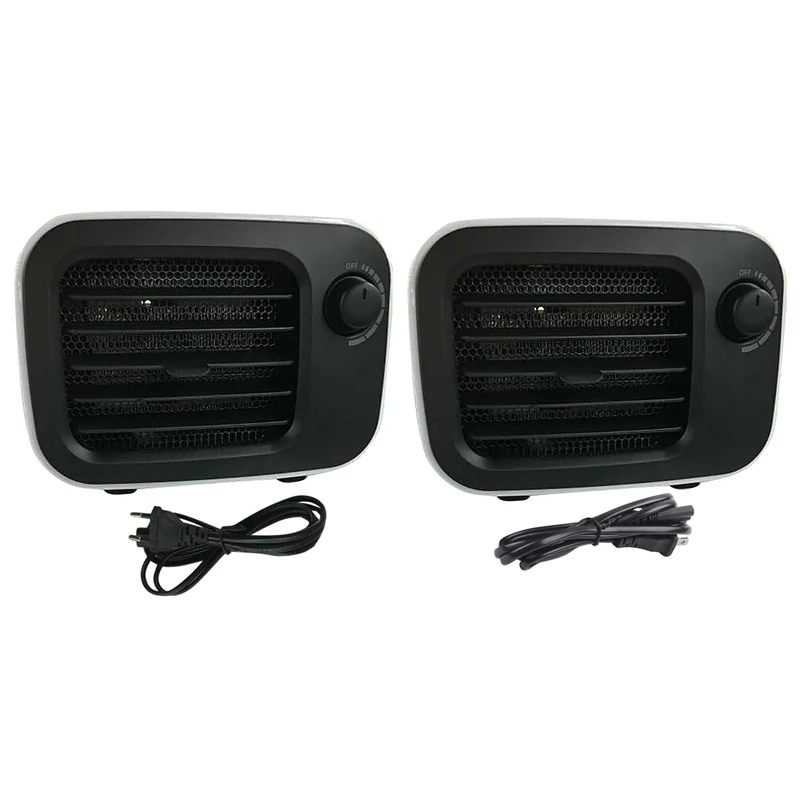 

Portable Desktop Heater Fan Mini Heater Home Office Heater PTC Air Heater-White