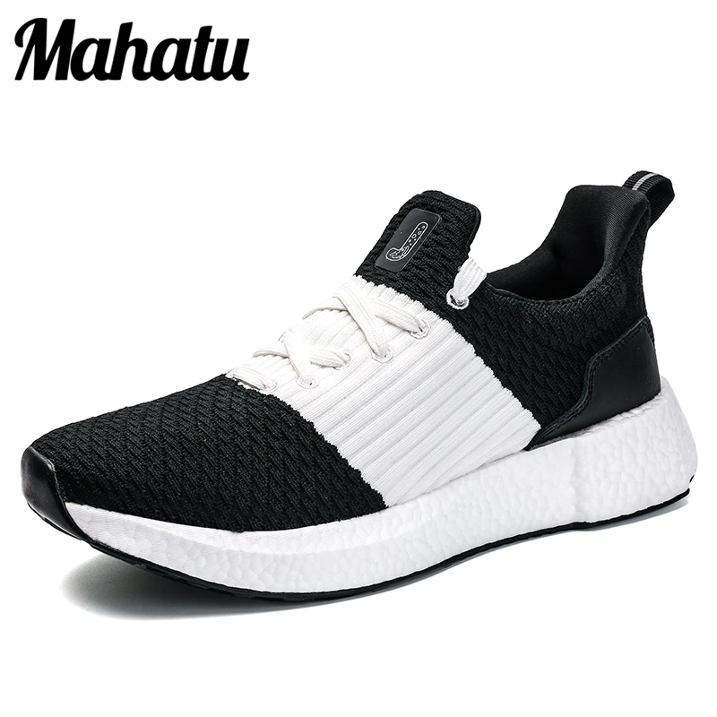 2023 Men sport Running Shoes soft sole Breathable Spring air mesh Popcorn sole Sock Women's Sport shoes tenis masculino
