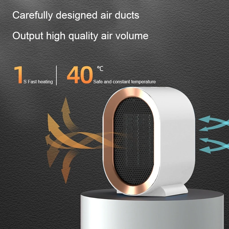 

Heater PTC Electric Heater Mini Heater Home Office Small Heating Heater Portable Electric Heater EU Plug