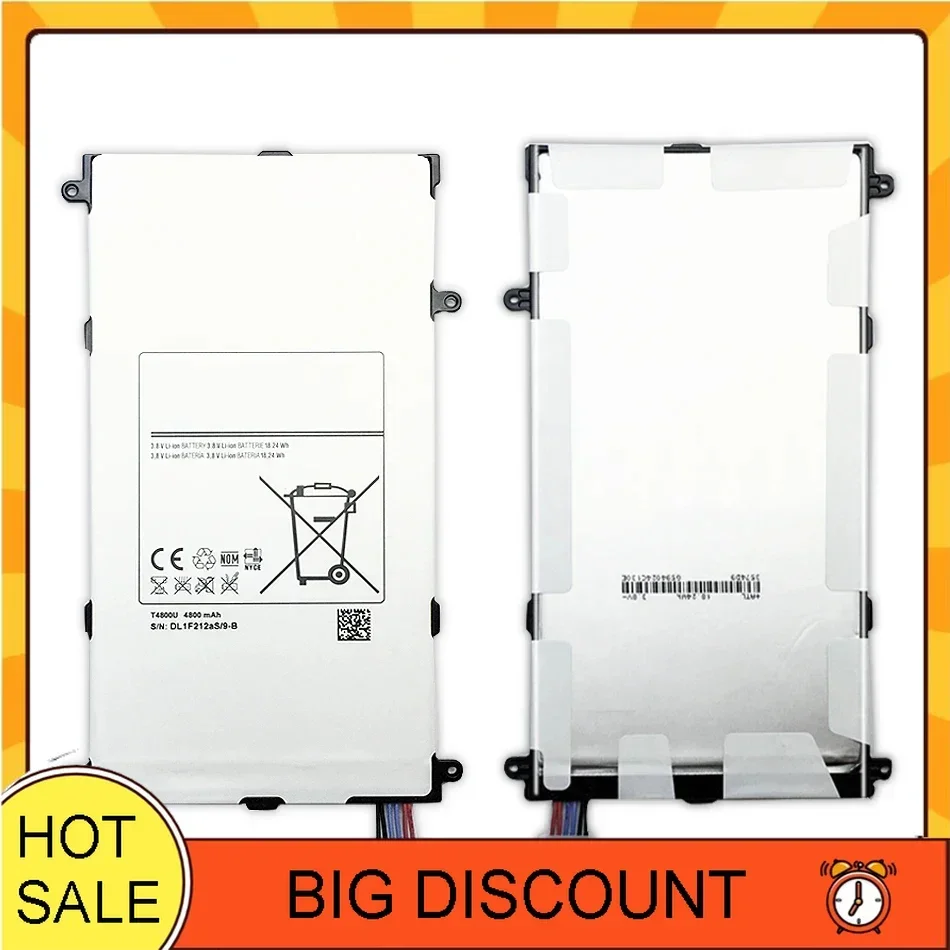 Сменный аккумулятор для планшета T4800E T4800C Samsung Galaxy Tab Pro 8 4 дюйма SM-T321 T325 T320 T321 4800 мАч