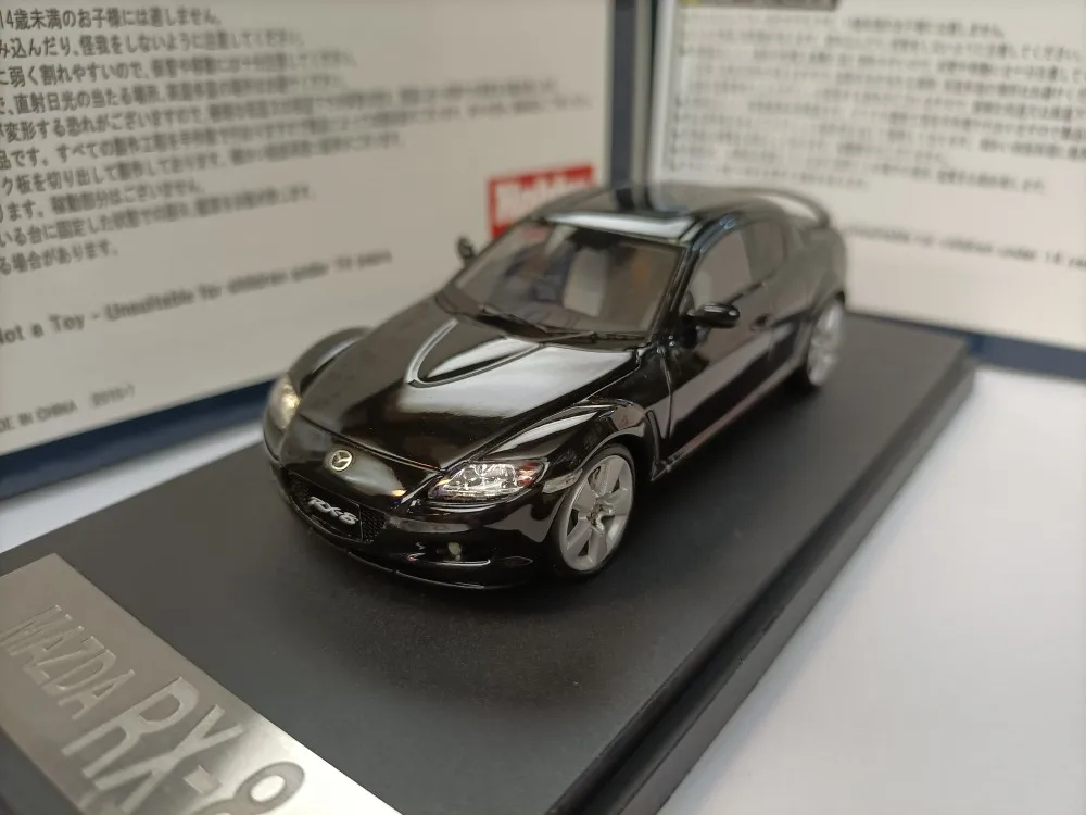 

Mark43 1/43 Mazda RX-8 SE3P 2003 Gloss Black Simulation Coupe Model