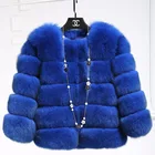 Женское искусственное Норковое Пальто, модное пальто из искусственного меха, элегантная Толстая теплая верхняя одежда, Женская куртка из искусственного меха, зима 2021