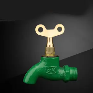 1 компл. 12 дюймовый старомодный Железный кран с замком, Противоугонный кран, кран для кухни, улицы, сада