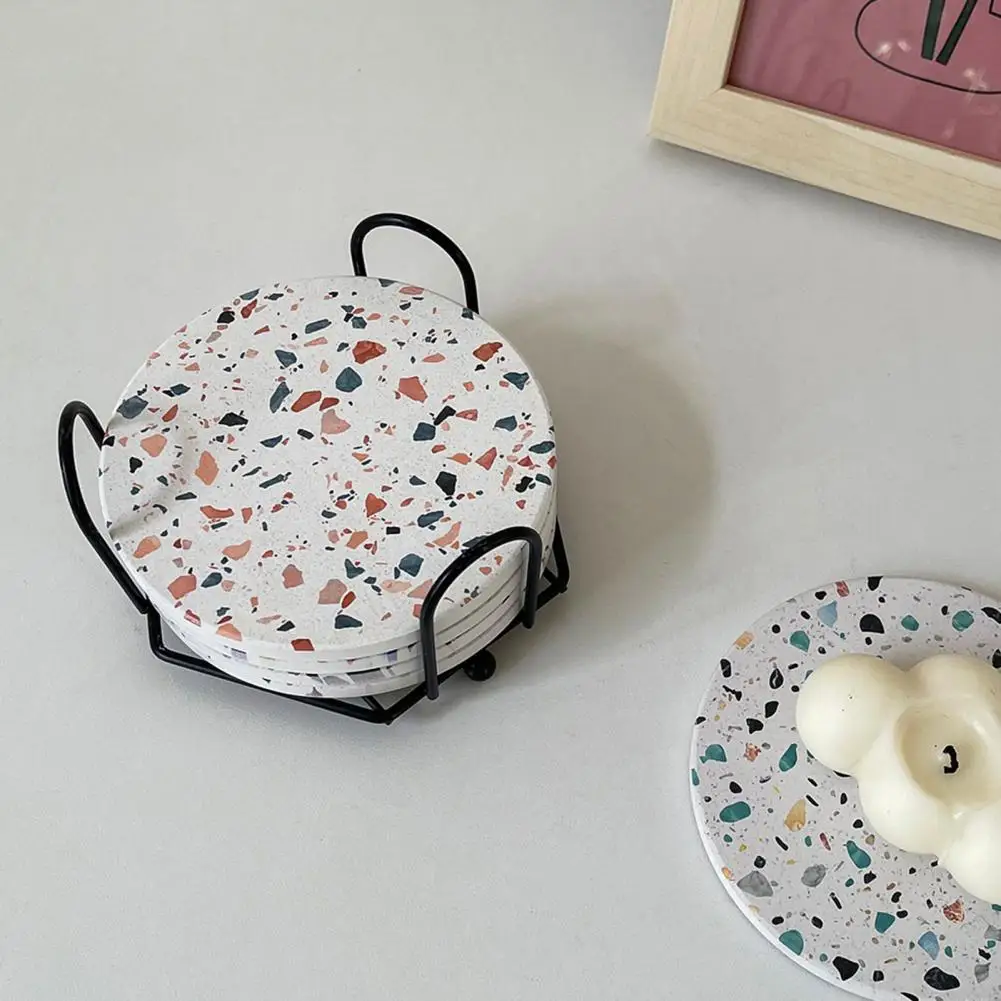 Подставка для чашек деревянные подставки с диатомовой землей чайная кофе кружка