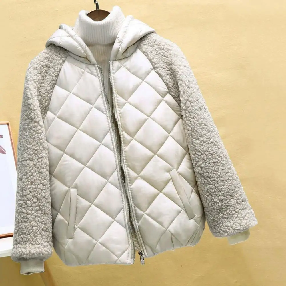 

Женская куртка, новинка 2023, осенне-зимняя Модная тонкая куртка с хлопковой подкладкой для мам среднего возраста, женские парки, базовая верхняя одежда, пальто