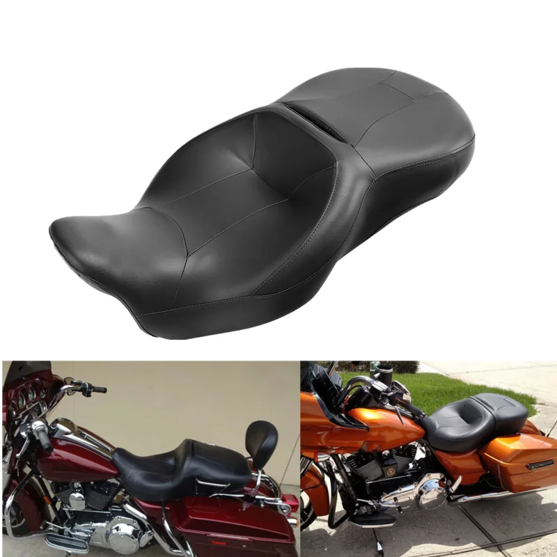 

Motorcycle Rider and Passenger Seat For Harley Touring Road Glide FLHT FLHX FLHR FLTRX 2009-2022