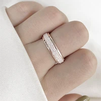 bohemian luxury color sparkling crystal ring fashion punk rose gold lucky charm finger ring accessories jewelry for women gift