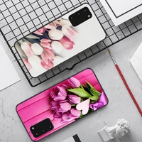 yinuoda tulips flower phone case for samsung s20 lite s21 s10 s9 plus for redmi note8 9pro for huawei y6 cover