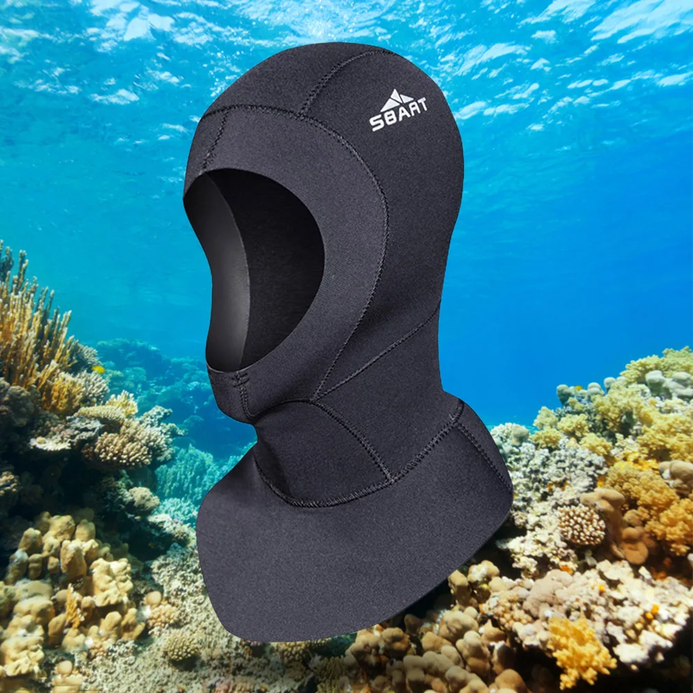 

Резиновая шапочка для подводного плавания, портативная Защитная шапочка для плавания, легкая износостойкая, устойчивая к холоду, быстросохнущая шапочка для мужчин и женщин