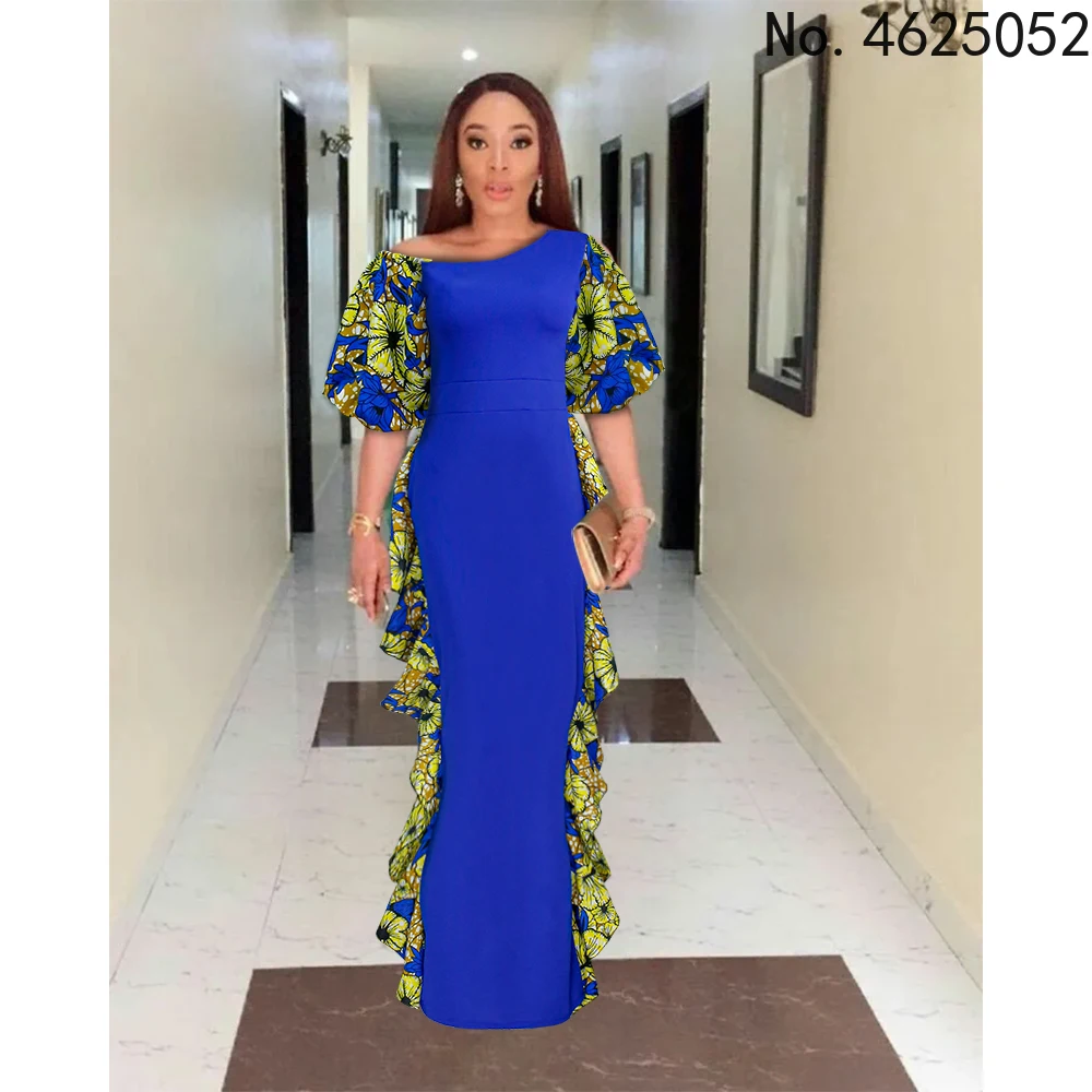 Африканские платья для женщин большого размера Boubou африканская одежда Дашики