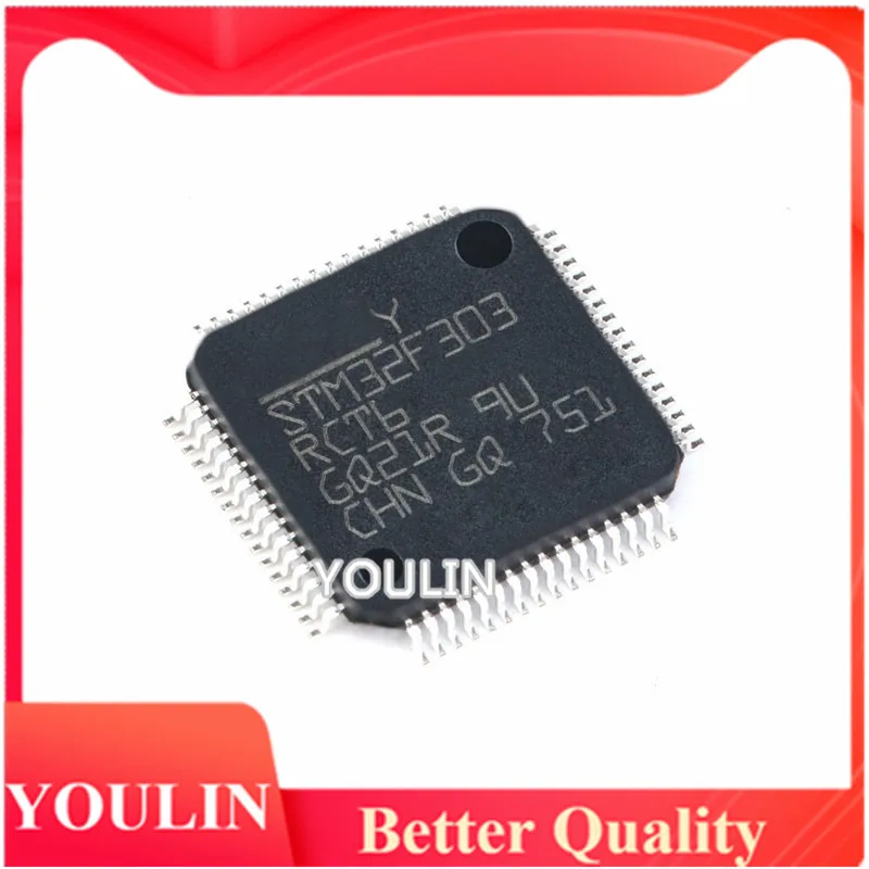 

5 шт., новый оригинальный микроконтроллер STM32F303RCT6
