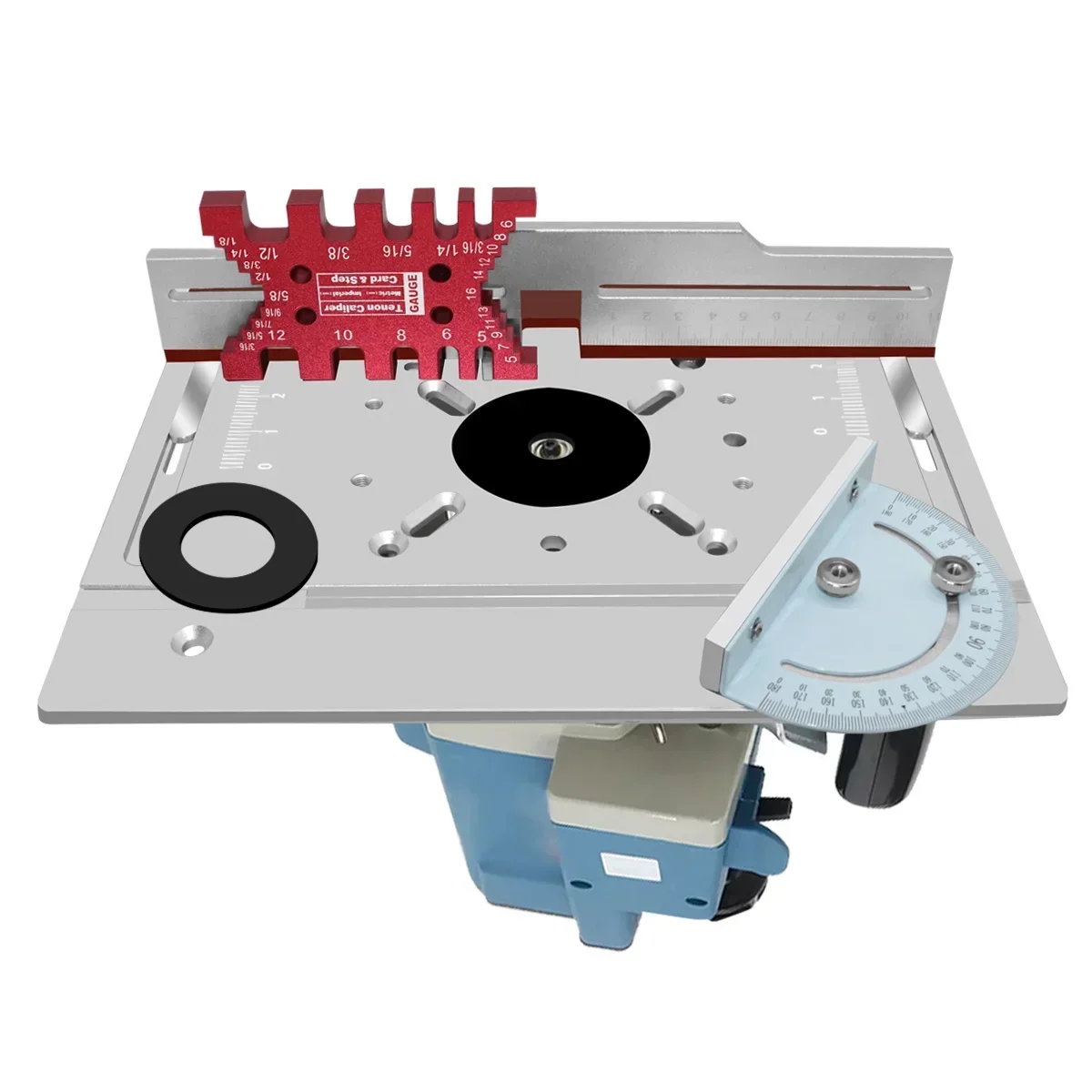 

Plate Milling With Lift Router Table Miter Guide With -aluminium Board Tenoning Router Fence Kit Insert Gauge Wood Electric Flip