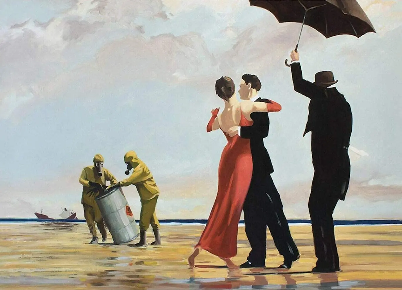 Металлический знак для пляжного танца Banksy VETTRIANO плакат с рисунком Новая