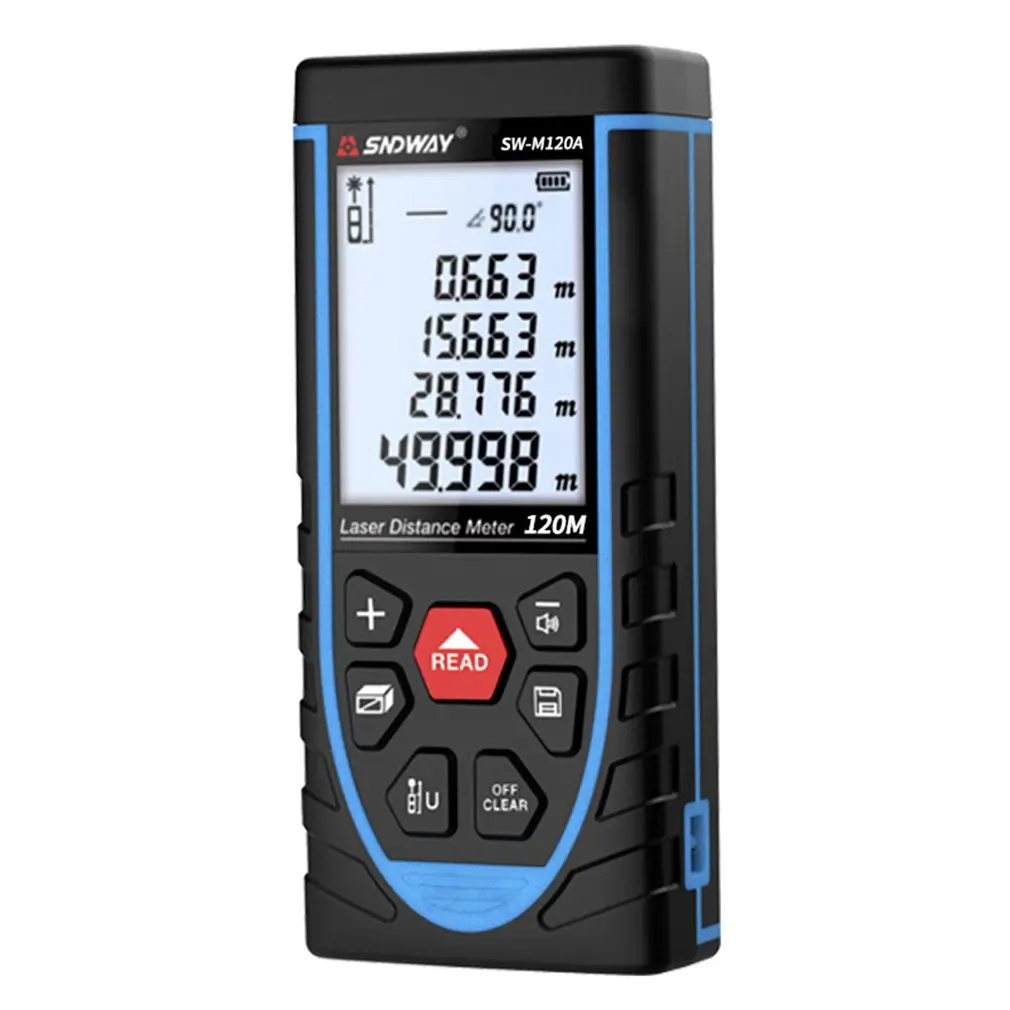 

SW-M50 Handheld Rangefinder 50m High-precision Infrared Electronic Measuring Ruler Color Random Without Battery