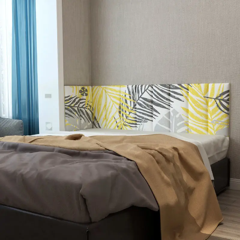 Трехмерные настенные наклейки на подголовник татами для спальни защита от