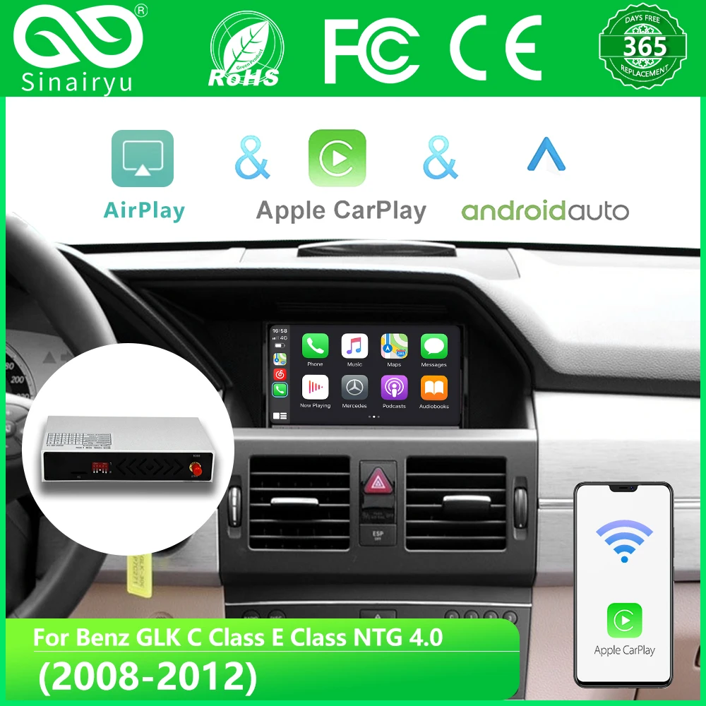 

Беспроводная Автомагнитола для Mercedes Benz C W204 2008-2010 NTG 4.0