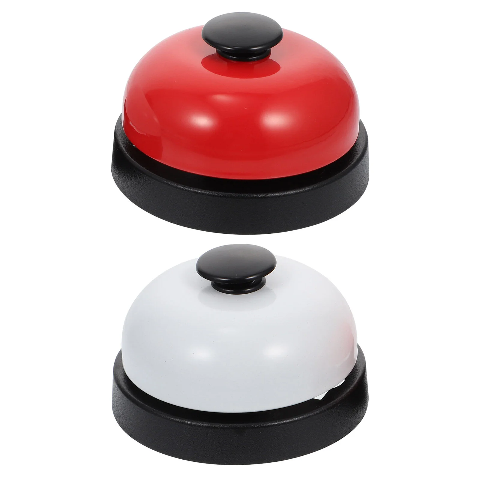 

2 Pcs Game Bell Reception Pet Toy Hand Answering Table Calling Plastic Summoning Pressing