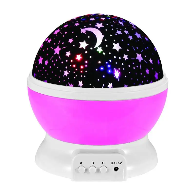 

Ночник, проектор, вращающийся Звездный проектор, настольная лампа с USB-кабелем, светодиодный проектор для детской спальни и детской комнаты