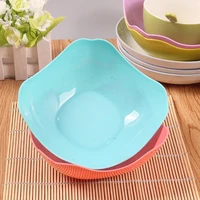 1pc4pcs fruit plate shockproof washable pp stackable fashion snack tray for kitchen