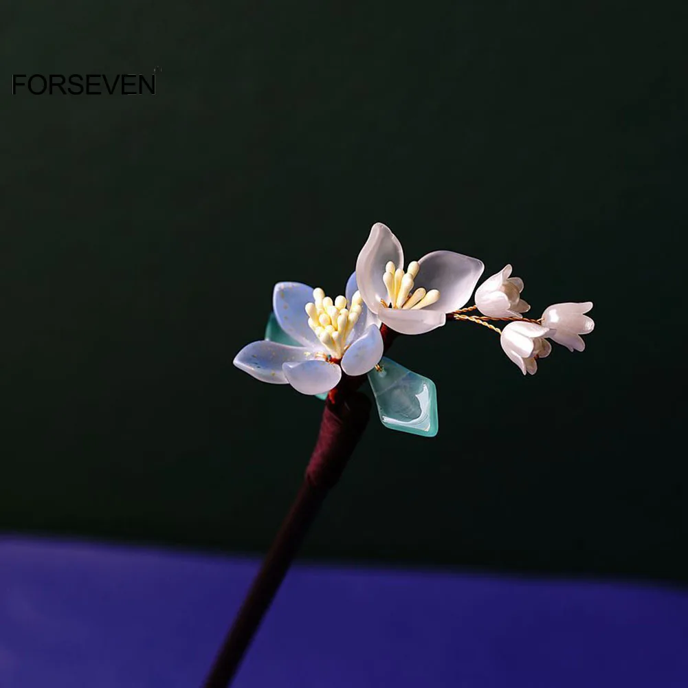 Ретро Цветочная заколка для волос Magnolias заколки и зажимы в китайском стиле женщин