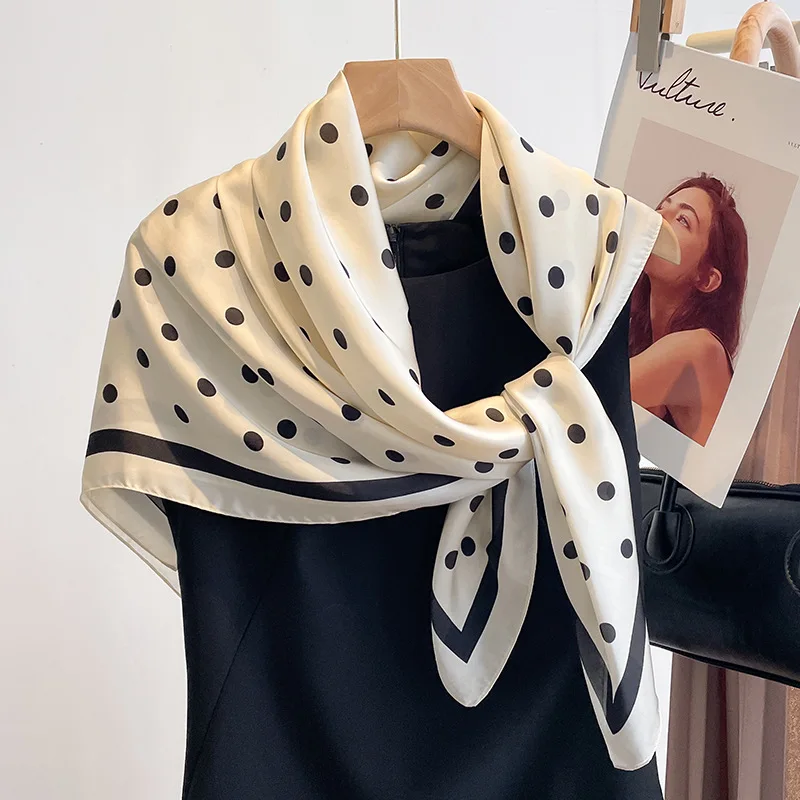 

Popular Sunscreen Beach Scarves Spring 2023 Design Muslim Muffler Luxury Style Autumn New Kerchief Fashion 90X90CM Square Shawls