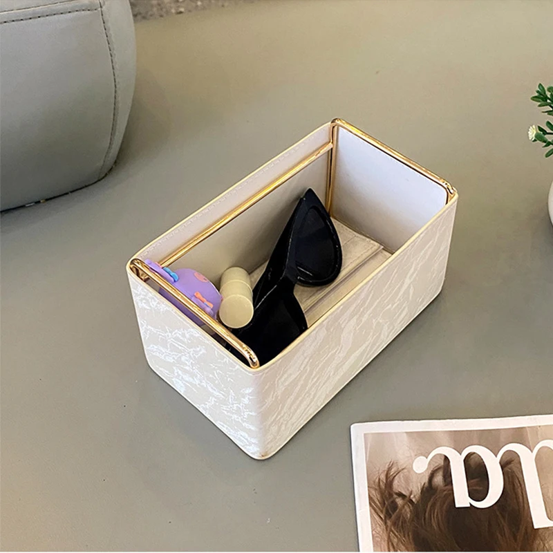 Популярный органайзер для ванной комнаты держатель кистей макияжа кожаный