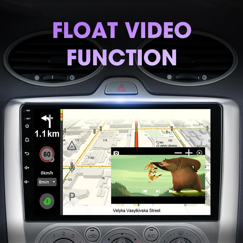 vtopek 9 dsp 2din android 10 0 car radio multimidia video player navigation gps for ford focus 2 3 mk2mk3 2004 2011 head unit free global shipping
