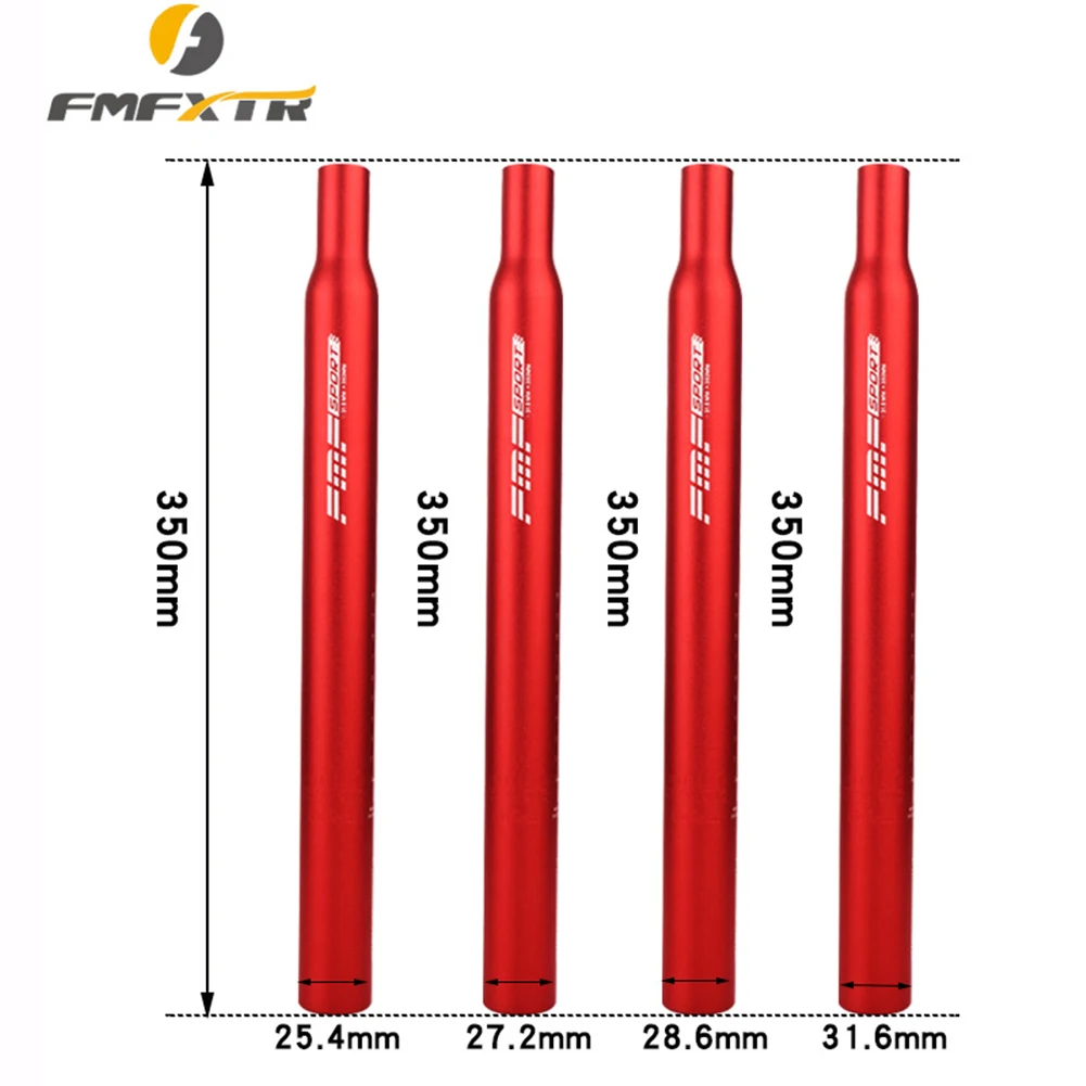 

New Practical Useful Durable Bike Seatpost Seat Tube MTB Sandblasting 25.4/27.2/28.6/30.8*350mm Aluminum Alloy