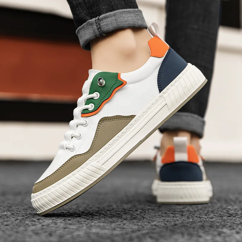 

2023 Summer New Small White Shoes Men's Canvas Shoes Men's Trend All Match Casual Shoes Man Shoes Sports Shoes
