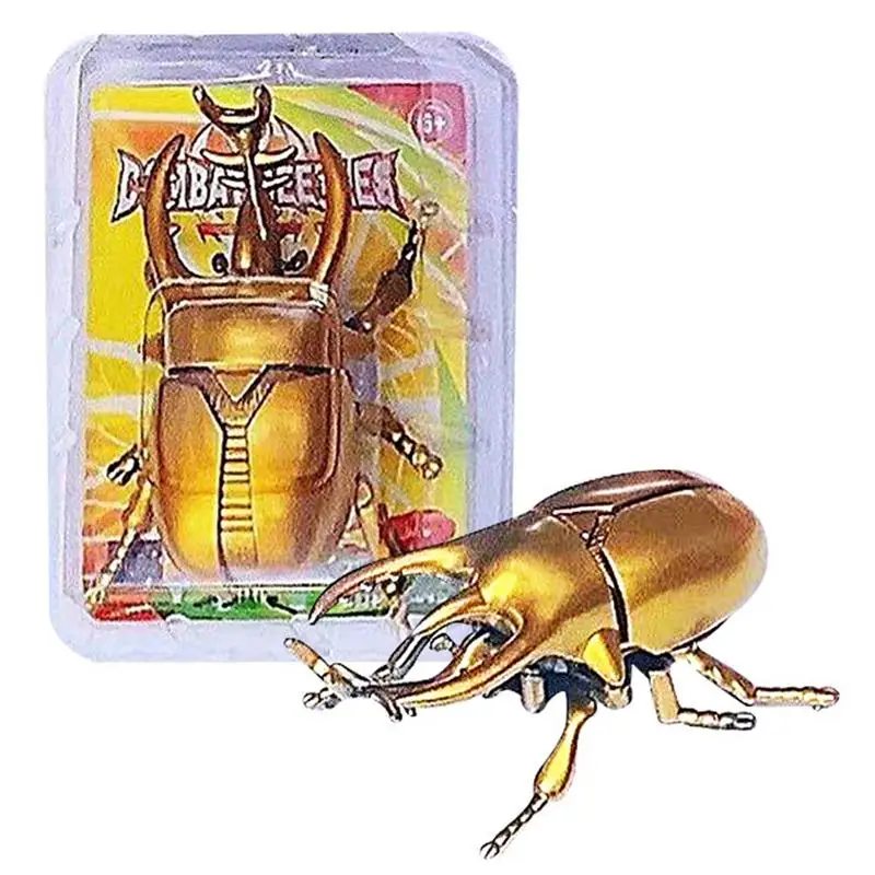 

Clockwork Wind Up Beetle Toys Simulated Beetle Figures Tricky Props Beetle Model Toy Party Favor Halloween Gift For Kids