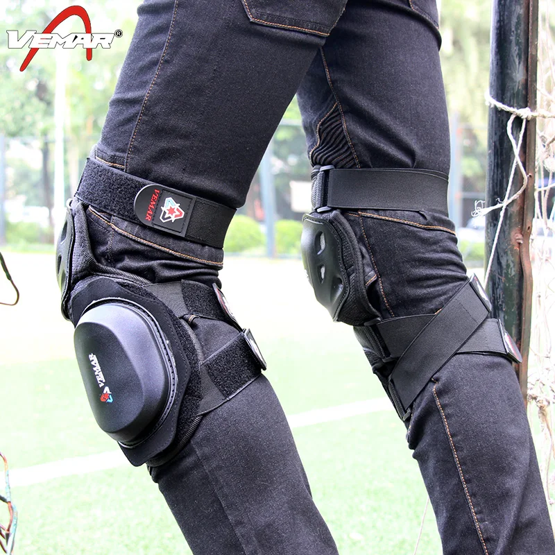 Мотоциклетные наколенники VEMAR утолщенные дышащие с защитой от падения